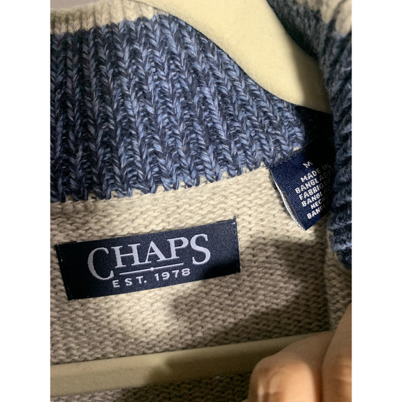 PREPPY CASUAL Mens shirts LOT Chaps/Nautica size M - Picture 3 of 6